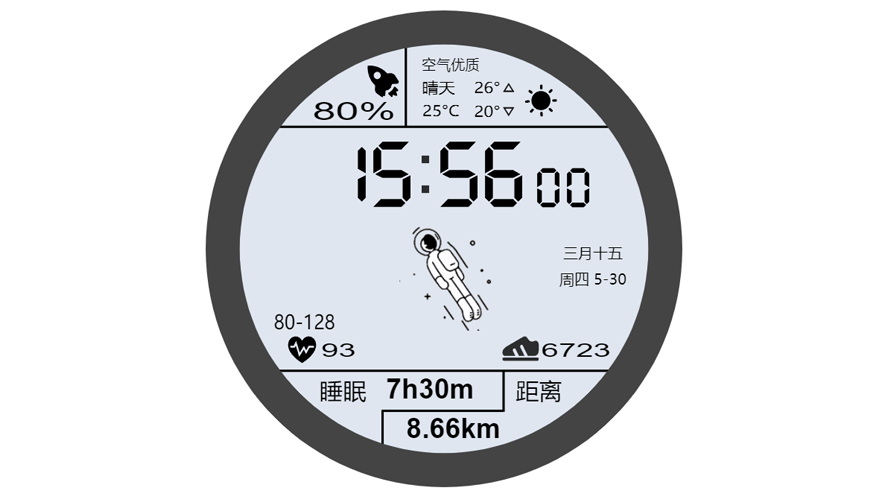 太空人源碼,表盤源代碼